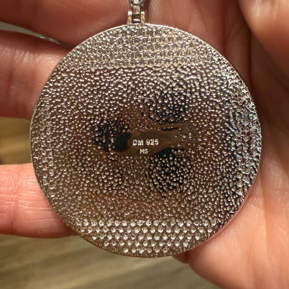 925 Silver Pendant with Last Supper Design - Picture 3 of 6